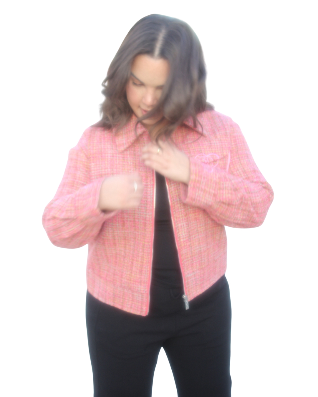 St. Elizabeth Pink Tweed Jacket (Female)